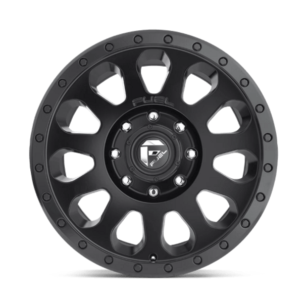 Fuel 1PC: D579 VECTOR, D579 16X8 6X5.5 MT-BLK 01MM