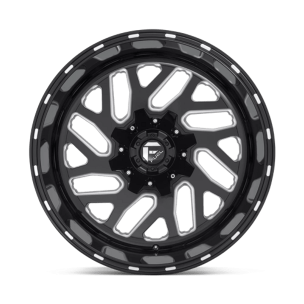 Fuel 1PC: D581 TRITON, D581 17X9 5X4.5/5.0 GL-BLK-MIL -12MM