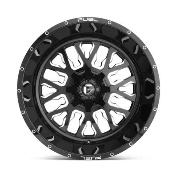 Fuel 1PC: D611 STROKE, D611 20X10 8X180 GL-BLK-MIL -18MM