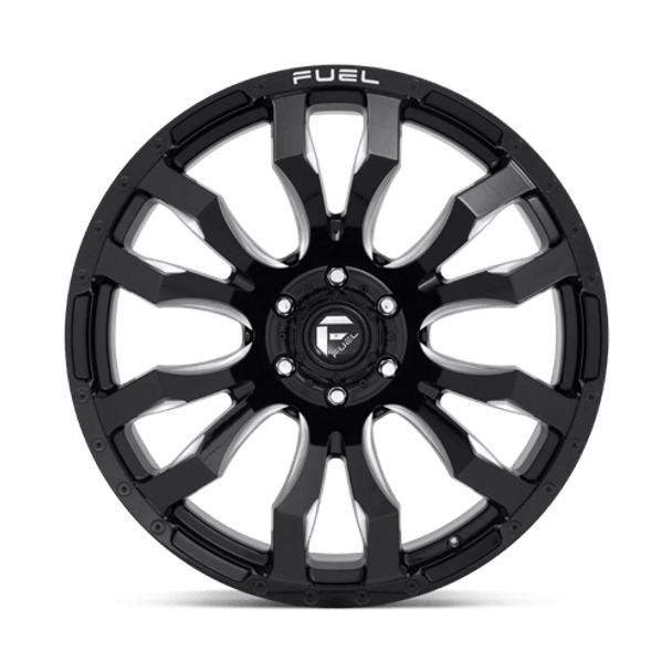 Fuel 1PC: D673 BLITZ, D673 17X9 8X180 GL-BLK-MIL 01MM