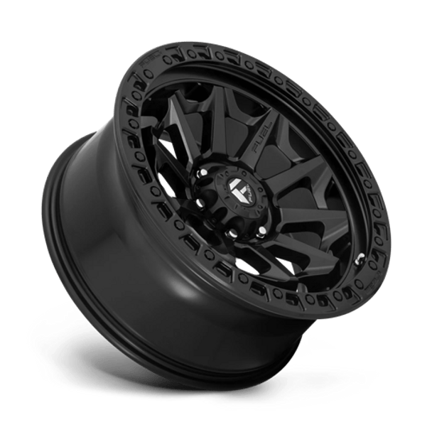 Fuel 1PC: D694 COVERT, D694 15X8 5X4.5 MT-BLK -19MM