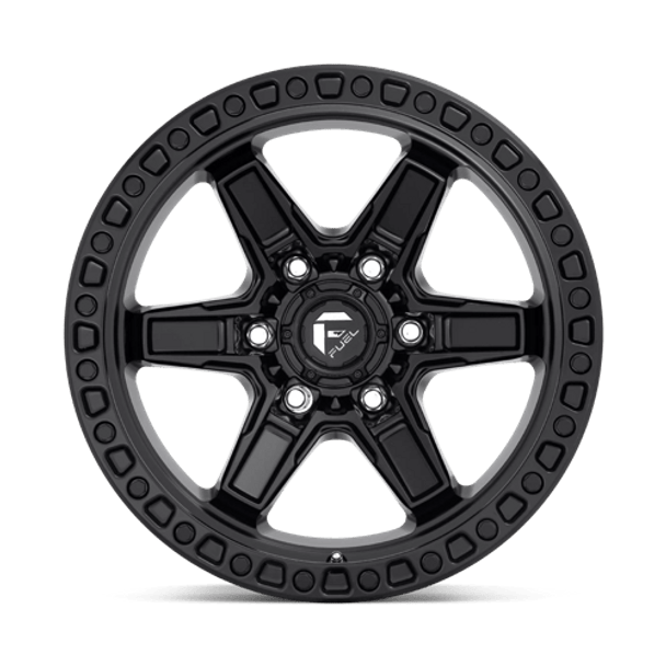 Fuel 1PC: D697 KICKER, D697 17X9 6X5.5 MT-BLK 01MM