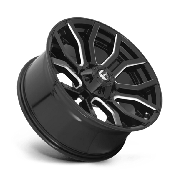 Fuel 1PC: D711 RAGE, D711 22X10 6X135/5.5 GL-BLK-MIL -18MM