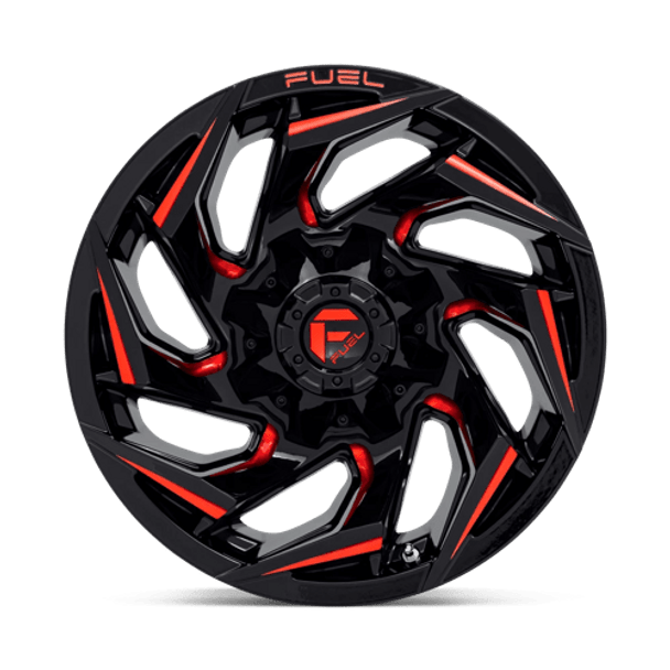 Fuel 1PC: D755 REACTION, D755 17X9 5X4.5/5.0 GL-BLK-MIL-RTTC 01MM