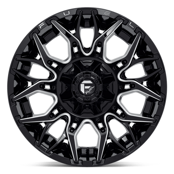 Fuel 1PC: D769 TWITCH, D769 20X10 6X135/5.5 G-BLK-MILL -18MM