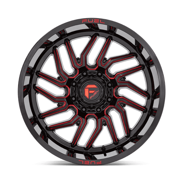 Fuel 1PC: D808 HURRICANE, D808 24X12 5X150 G-BLK MILL-RT -44MM