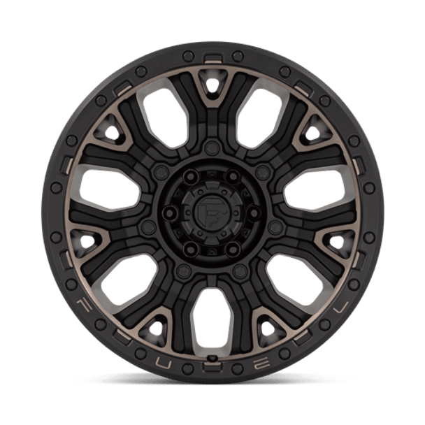 Fuel 1PC: D824 TRACTION, D824 20X10 6X5.5 M-BLK-DDT -18MM