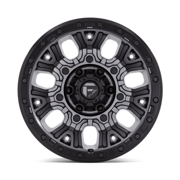 Fuel 1PC: D825 TRACTION, D825 17X9 5X5.0 M-GNMTL BLK-RG 1MM