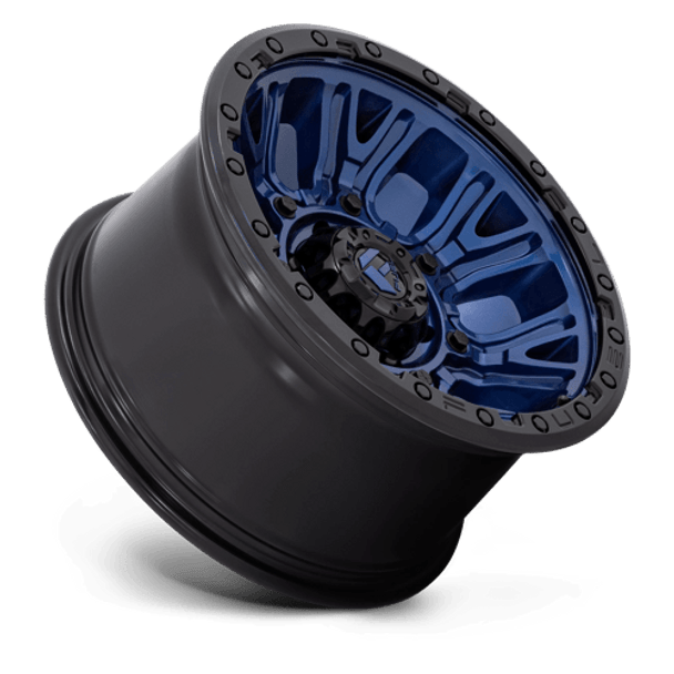 Fuel 1PC: D827 TRACTION, D827 17X9 6X5.5 DK-BLUE BLK-RG -12MM