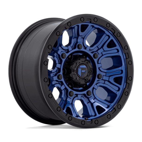 Fuel 1PC: D827 TRACTION, D827 17X9 6X5.5 DK-BLUE BLK-RG 1MM