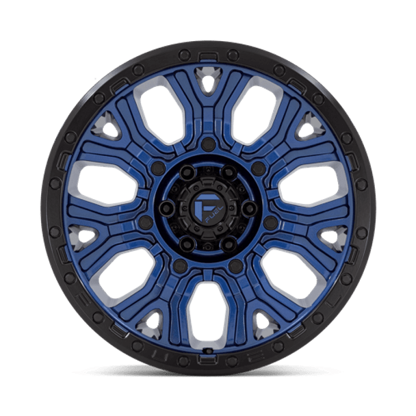 Fuel 1PC: D827 TRACTION, D827 20X9 6X5.5 DK-BLUE BLK-RG 1MM