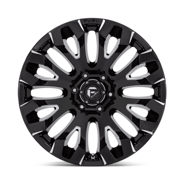 Fuel 1PC: D828 QUAKE, D828 20X10 6X135 G-BLK-MILL -18MM