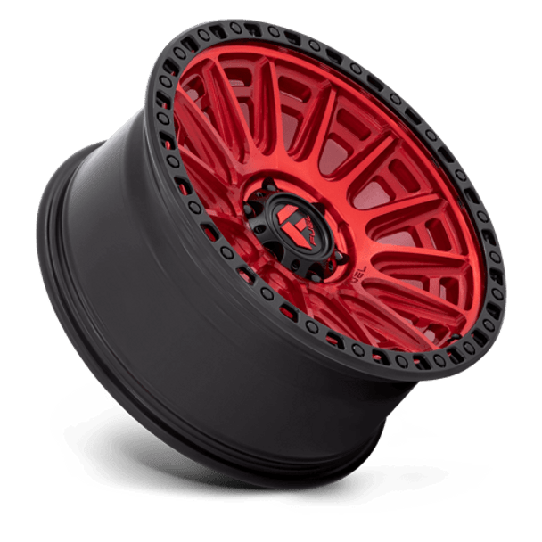 Fuel 1PC: D834 CYCLE, D834 20X9 6X135 C-RED-BLK-RG 1MM