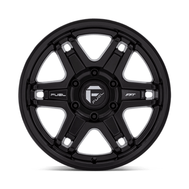 Fuel 1PC: D836 SLAYER, D836 17X8.5 6X5.5 MT-BLK -15MM