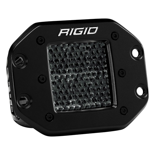 Rigid Industries Midnight Edition D-Series Pro, Spot Diffused (Flush Mount) Pair