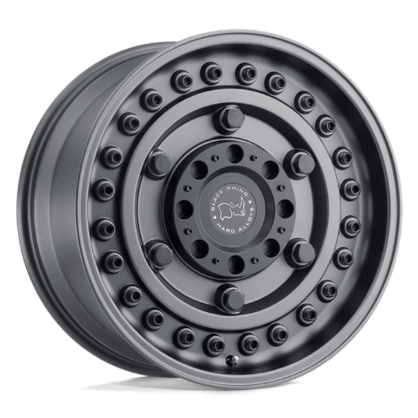 Black Rhino: ARMORY, BRARY 17X9.5 8X170 GNBLK 6MM