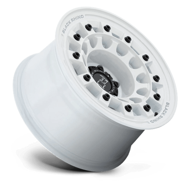 Black Rhino: FUJI, BR004 17X8 6X5.5 G-WHT 20MM