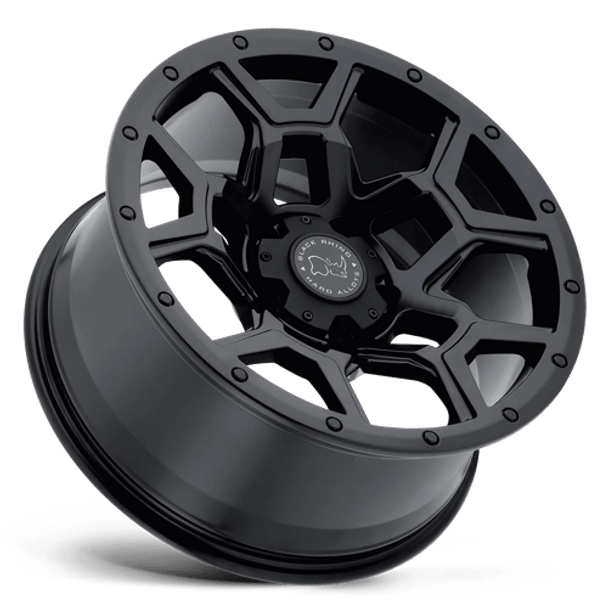 Black Rhino: OVERLAND, BRVRL 17X8 5X4.5 M-BLK 35MM