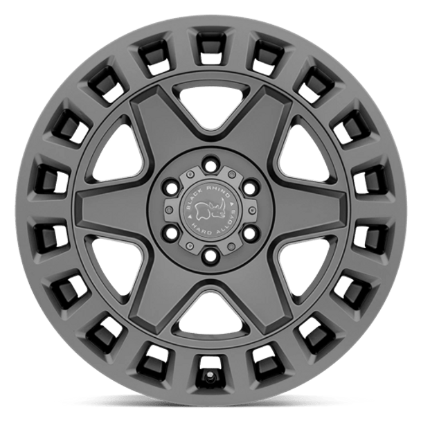 Black Rhino: YORK, BRYRK 17X9 6X5.5 M-GNMTL -12MM