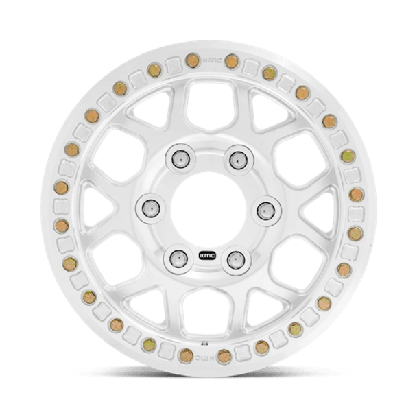 KMC: KM444 MESA FORGED BEADLOCK, KM444 17X9 5X5.5 RAW MACH -12MM