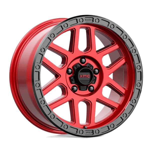 KMC: KM544 MESA, KM544 17X9 5X5.0 C-RED BLK-LP 18MM