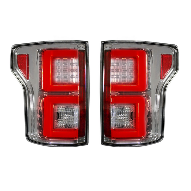 Recon Ford F150 18-20 OLED Tail Lights in Clear