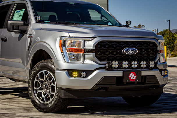 Baja Designs 2021+ Ford F150 A-Pillar Kit (Squadron Pro, Upfitter)