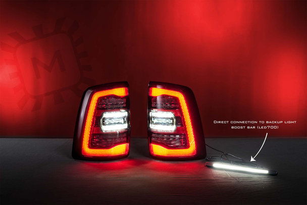 Morimoto XB LED Tail Lights for 2009-2018 RAM (Red)