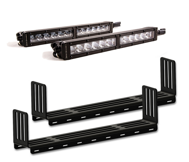 Diode Dynamics Dual 12" Light  Bar Grille Kit w/KR Off-Road Brackets for 2015+ Ford F-150
