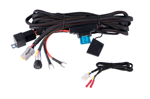 Diode Dynamics Ultra Heavy Duty Single Output 4-Pin Wiring Harness (for CrystaLux DT 4-Pin Linkable Splitters)