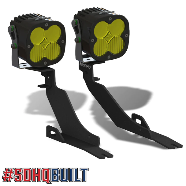 SDHQ A-Pillar Light Mounts for 2009-2019 RAM 1500 & 2010-2018 RAM 2500/3500