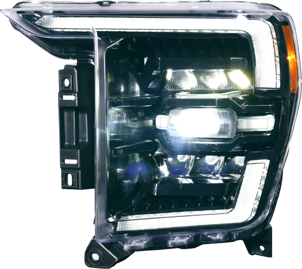 OLM Infinite Series Headlights for 2021+ Ford F150 (White DRL)