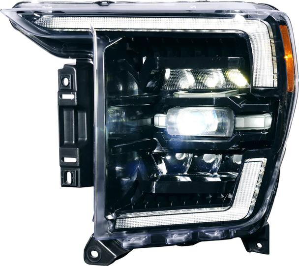 OLM Infinite Series Headlights for 2021+ Ford F150 (White DRL)