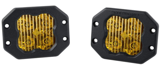 Diode Dynamics Stage Series 3" Pro Yellow Driving Flush (Pair)