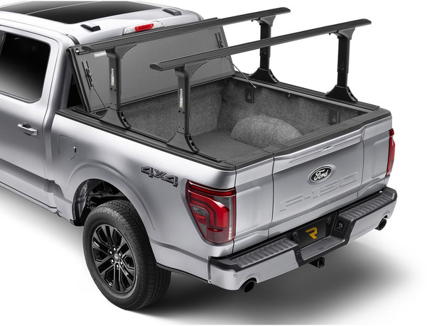 RealTruck BAKFlip MX4 TS Hard Folding Tonneau Cover w/T-Slot Rails (449701TS)
