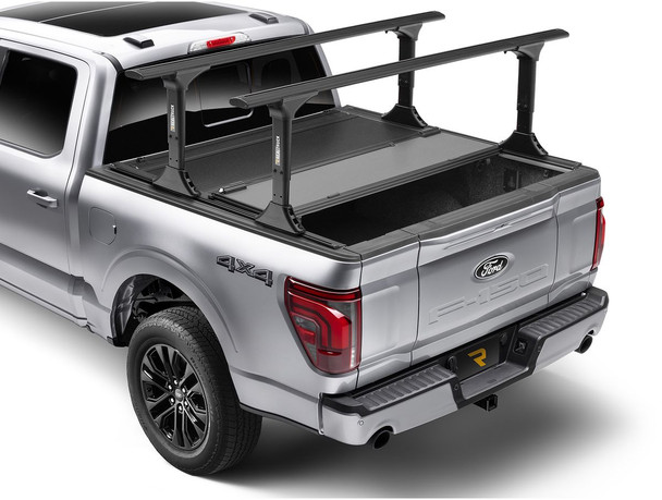 RealTruck BAKFlip MX4 TS Hard Folding Tonneau Cover w/T-Slot Rails (449330TS)