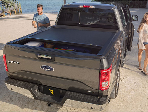 RealTruck Roll-N-Lock E-Series Electric Retractable Tonneau Cover (RC518E) RealTruck Roll-N-Lock E-Series Electric Retractable Tonneau Cover (RC518E)
