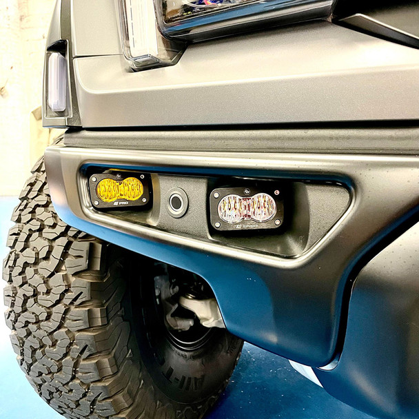KR Off-Road Dual Fog Light Brackets for 2021+ Ford Raptor (Bronco/F-150) KR Off-Road Dual Fog Light Brackets for 2021+ Ford Raptor (Bronco/F-150)