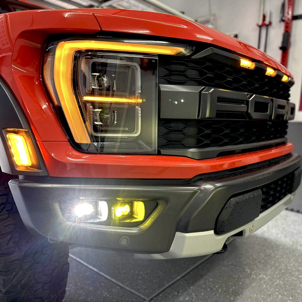KR Off-Road Dual Fog Light Brackets for 2021+ Ford Raptor (Bronco/F-150) KR Off-Road Dual Fog Light Brackets for 2021+ Ford Raptor (Bronco/F-150)