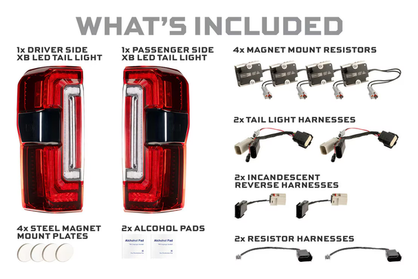 Morimoto XB LED Tail Lights for 2023+ Ford Super Duty Morimoto XB LED Tail Lights for 2023+ Ford Super Duty