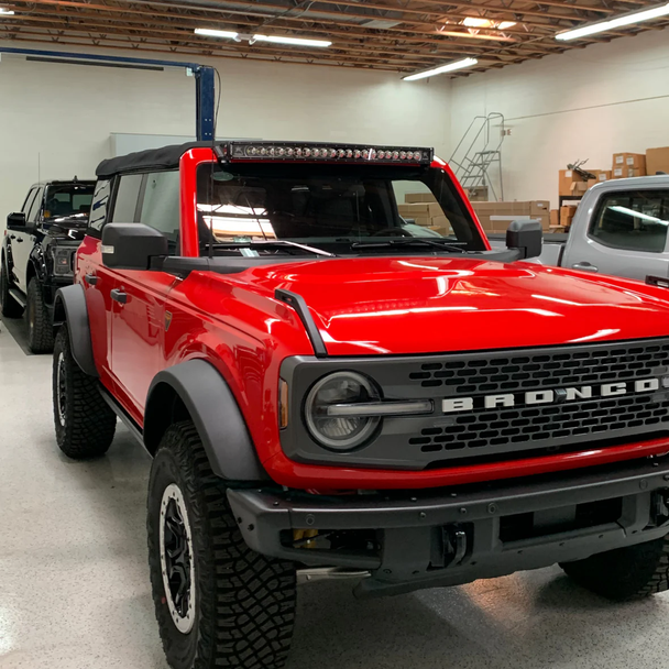 Grimm Offroad 40" Light Bar Windshield Mounting Brackets for 2021+ Ford Bronco Grimm Offroad 40" Light Bar Windshield Mounting Brackets for 2021+ Ford Bronco