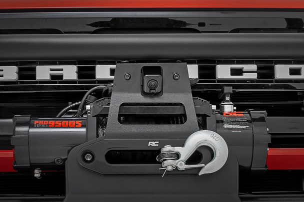 Rough Country Front Bumper Camera Relocation Bracket for 2021+ Ford Bronco Rough Country Front Bumper Camera Relocation Bracket for 2021+ Ford Bronco