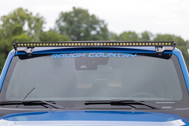 Rough Country 50" Windshield Light Bar Kit for 2021+ Ford Bronco Rough Country 50" Windshield Light Bar Kit for 2021+ Ford Bronco