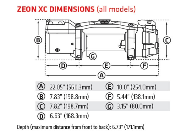  Warn ZEON XC 10-S Winch