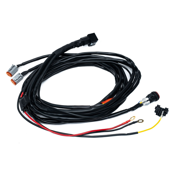 Baja Designs Squadron 2.0 4-Pin Deutsch 2-Light Harness (Toggle Switch)