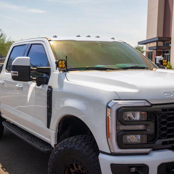 Baja Designs A-Pillar Light Kit for 2023+ Ford Super Duty w/SDHQ Brackets Baja Designs A-Pillar Light Kit for 2023+ Ford Super Duty w/SDHQ Brackets