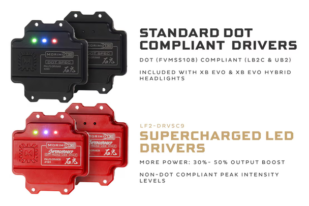 Morimoto Supercharged Drivers for 2016-2023 Toyota Tacoma XB EVO/EVO Hybrid (Pair)