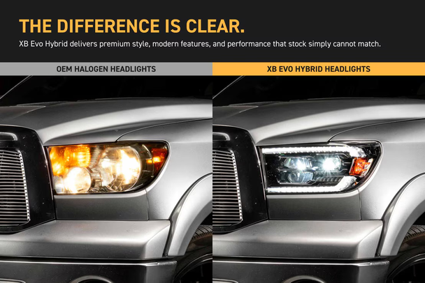 Morimoto XB EVO Hybrid LED Headlights for 2007-2013 Toyota Tundra