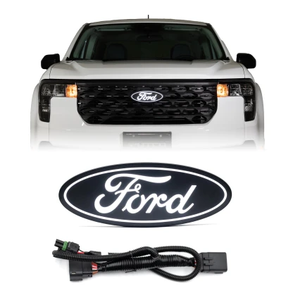 Putco Luminix White Oval LED Grille Emblem for 2025-2027 Ford Maverick