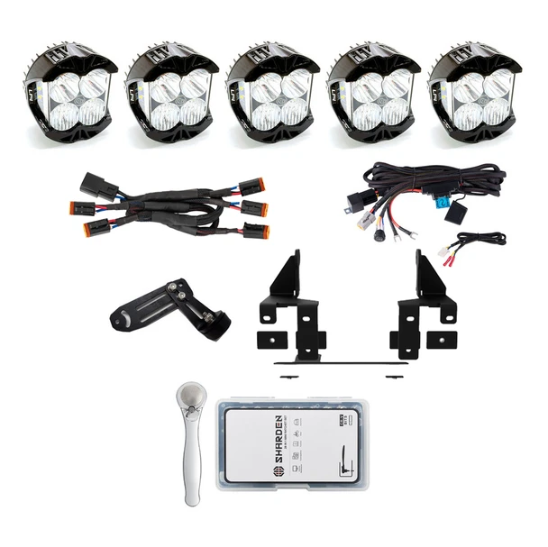LP4 Linkable Bumper Kit w/5x Baja Designs LP4 Pro for 2024+ Ford Ranger Raptor LP4 Linkable Bumper Kit w/5x Baja Designs LP4 Pro for 2024+ Ford Ranger Raptor